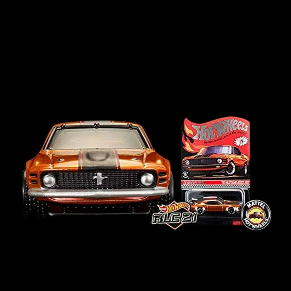 Hot Wheels RLC 2021 '70 Mustang Boss 302 CAR, Pin, and Parch! Sold Out! NEW! - Picture 3 of 7